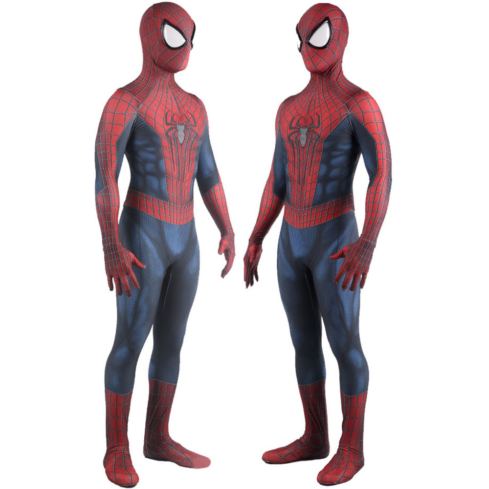 Das erstaunliche Spider-Man Cosplay Spandex Jumpsuit Kostüm Marvel Super Hero Halloween Kostüm für Erwachsene&Kid