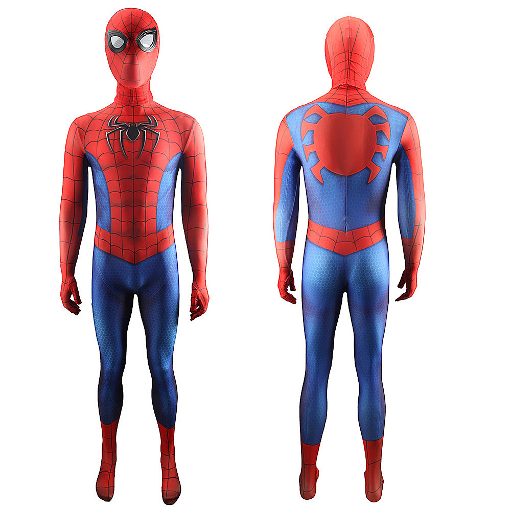 Muscular Ultimate Spiderman Superhelden Cosplay Kostüm Spider-Man Cosplay Kleidung Spandex BodySuits Overalls für Kinder/Erwachsene