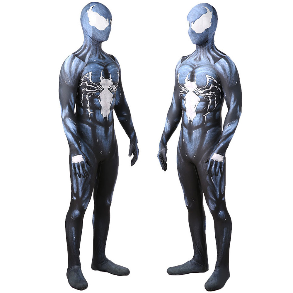 Venom Superhelden Cosplay -Kostüme für Erwachsene Venom Halloween Bodysuits Unisex Lycra Spandex Kostüm Karneval Party