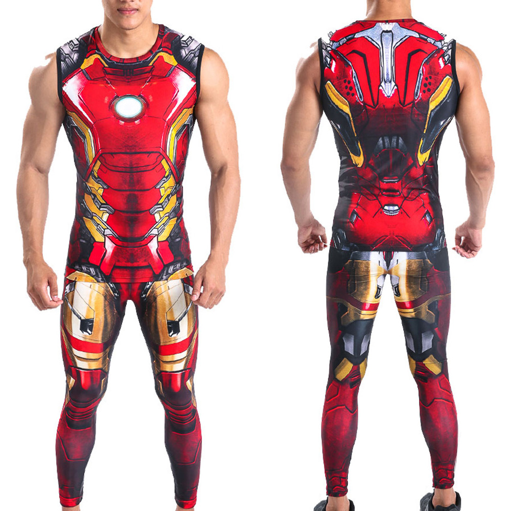 Herren Marvel Iron Man Cosplay Bodysuit Avengers Mechstrike Monster Hunters Jungen Kinder Halloween Cosplay Kostüm