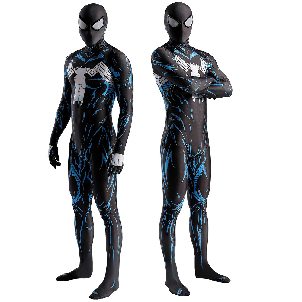 Venom Symbiote Cosplay Kostüm Marvel Venom Anzug Kinder Erwachsene Jumpsuit Full Bodysuit Halloween Cosplay Kostüme