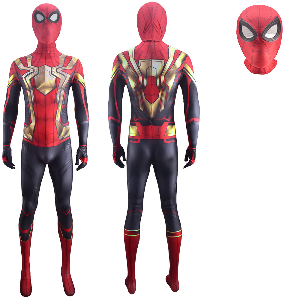 Cosplay-Kostüm Spider-Man No Fay Home Superhelden Halloween Outfit Lycra Bodysuit Zentaisuit Jumpsuit für Unisex Erwachsene