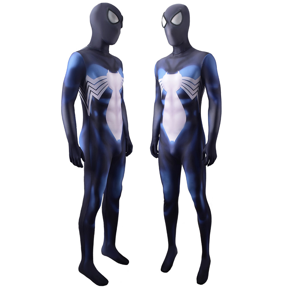 Venom Marvel Kostüm Spiderman Cosplay Kostüm Erstaunliche Spider-Man Halloween Party VollbodySuit Spandex Jumpsuit