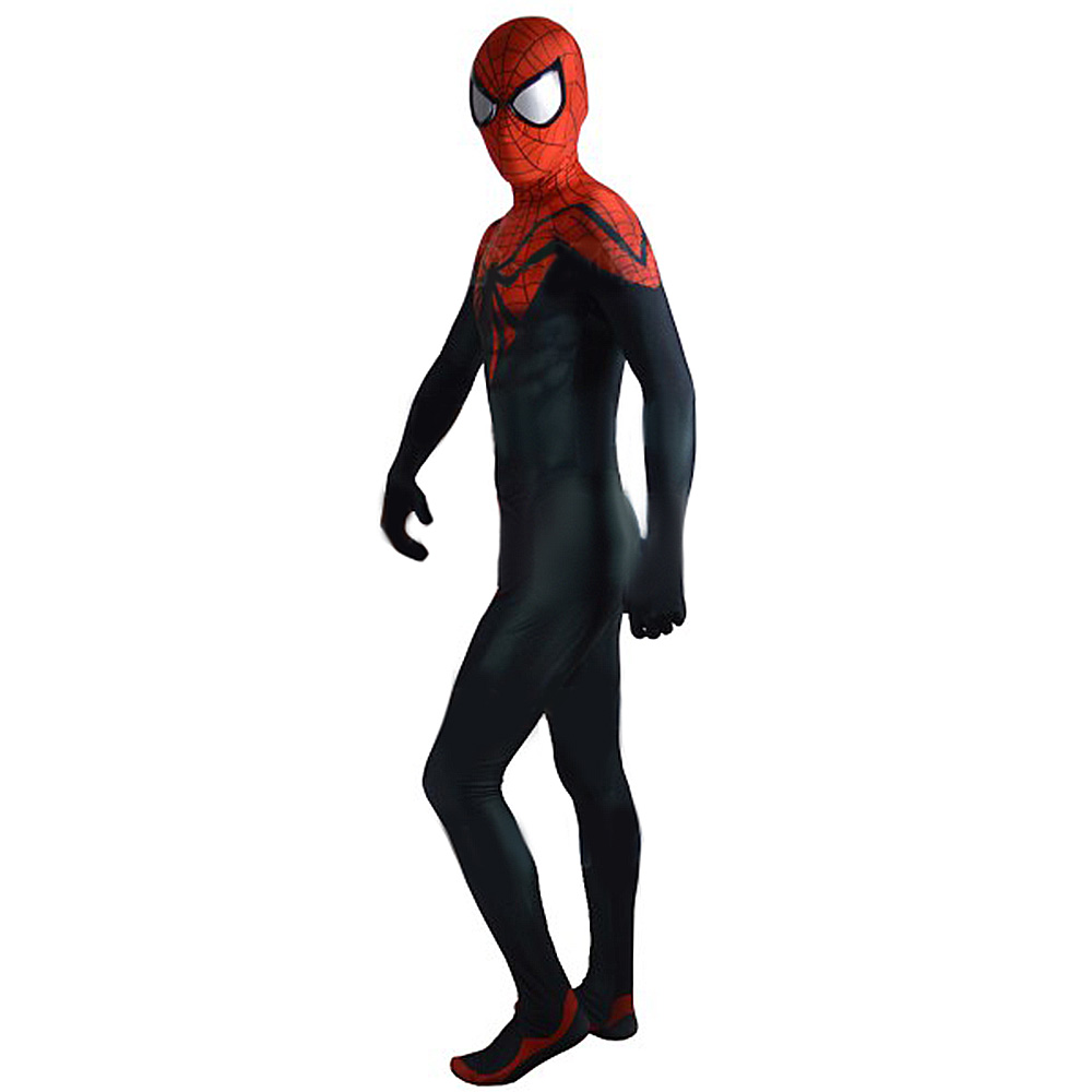 Superior Spiderman Superhelden Bodysuit 3D -Kostüm für Erwachsene Spandex Anzug Halloween Cosplay Kostüme Luxusanzug