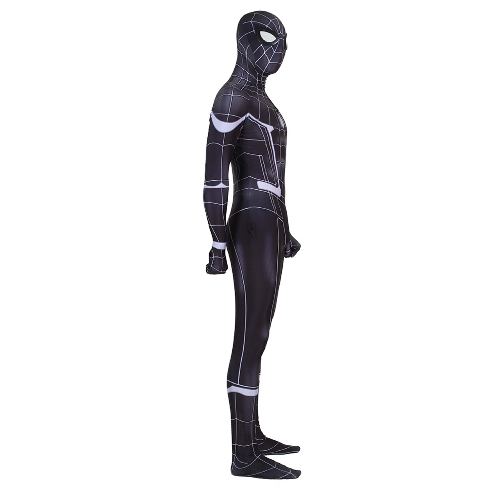 Superhelden Kostüm Black Spider-Man Homecoming Cosplay Kostüm Unisex für Erwachsene Kinder Fullbody Halloween Cosplay Anzug