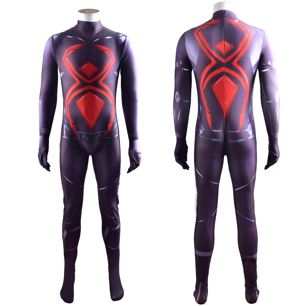 Marvel Spiderman Jumpsuit Superhelden -Kampfanzug 3D -Kostüm Halloween Cosplay Lycra BodySuit für Erwachsene/Kinder
