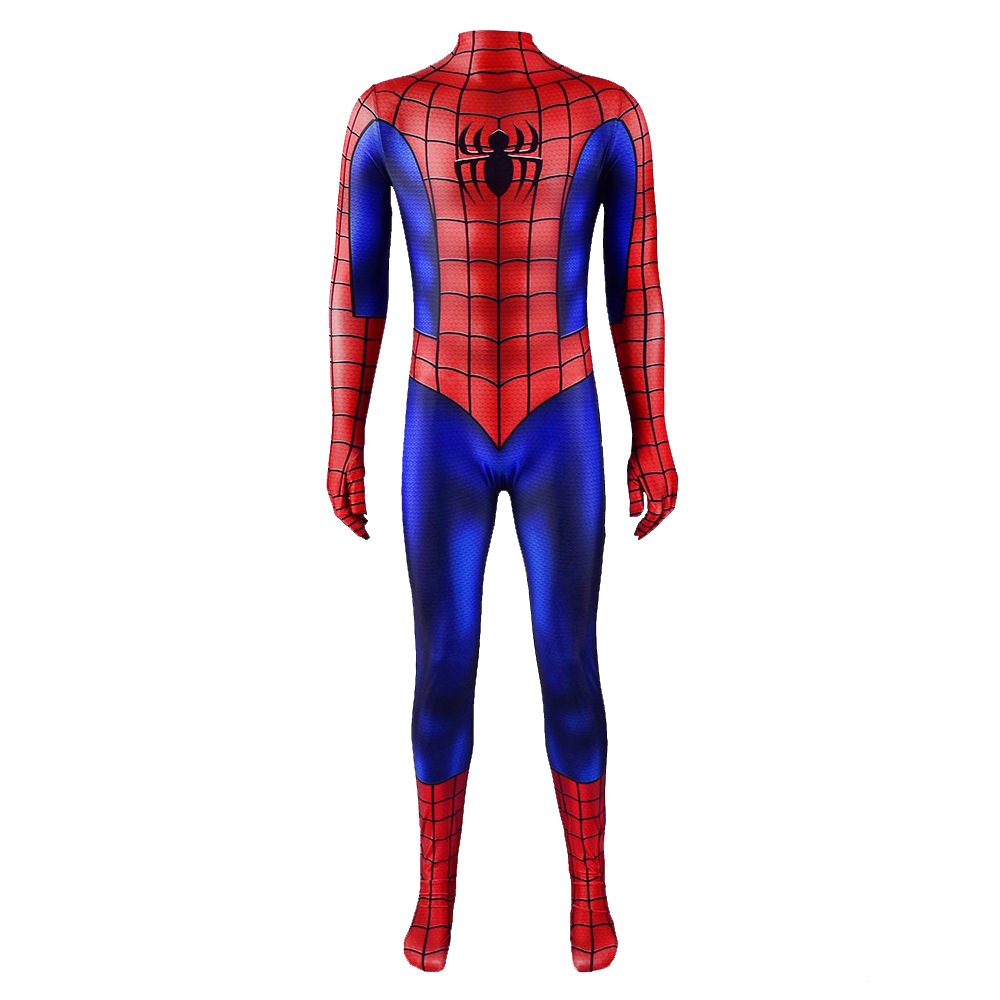 Herren Marvel Das erstaunliche Spider-Man-Theatralin für Erwachsene Halloween Kostüm Cosplay Cosplay Bodysuit für Jungen Spandex Zentai Outfit