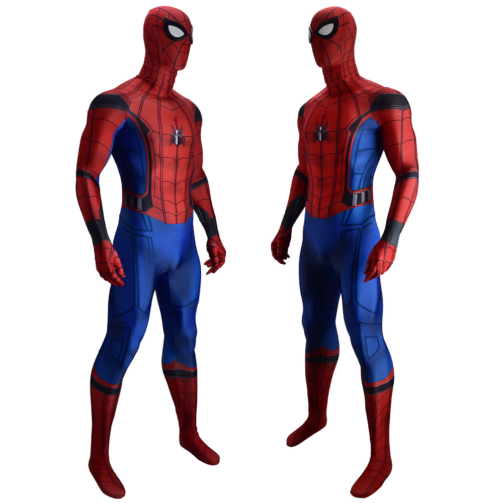 Kostüm Spider-Man Homecoming Child’s Deluxe Cosplay Dress-up Halloween Superhelden Kostüm Onesie Bodysuit Erwachsene