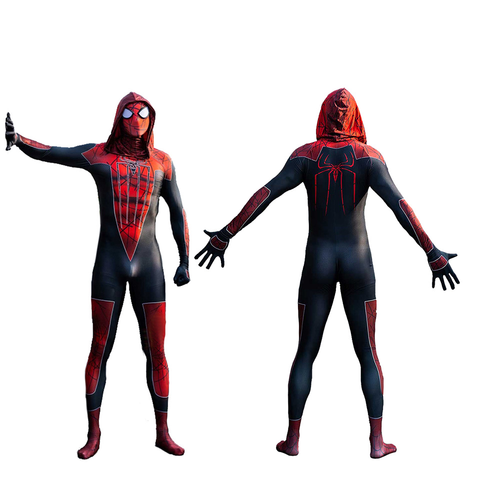 Superhelden Spandex Kostüm Cosplay Zentai Full Bodysuit Der erstaunliche Spider-Man Halloween Cosplay Erwachsener/Kinder 3D-Stil