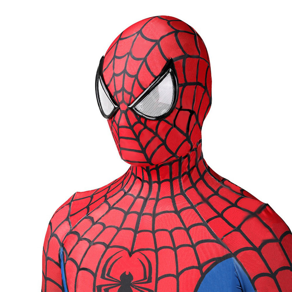 Spinnenkostüm Kids Superhelden Cosplay Halloween Spider-Man BodySuit Unisex 3D-Stil Spandex Jumpsuit Voller Set