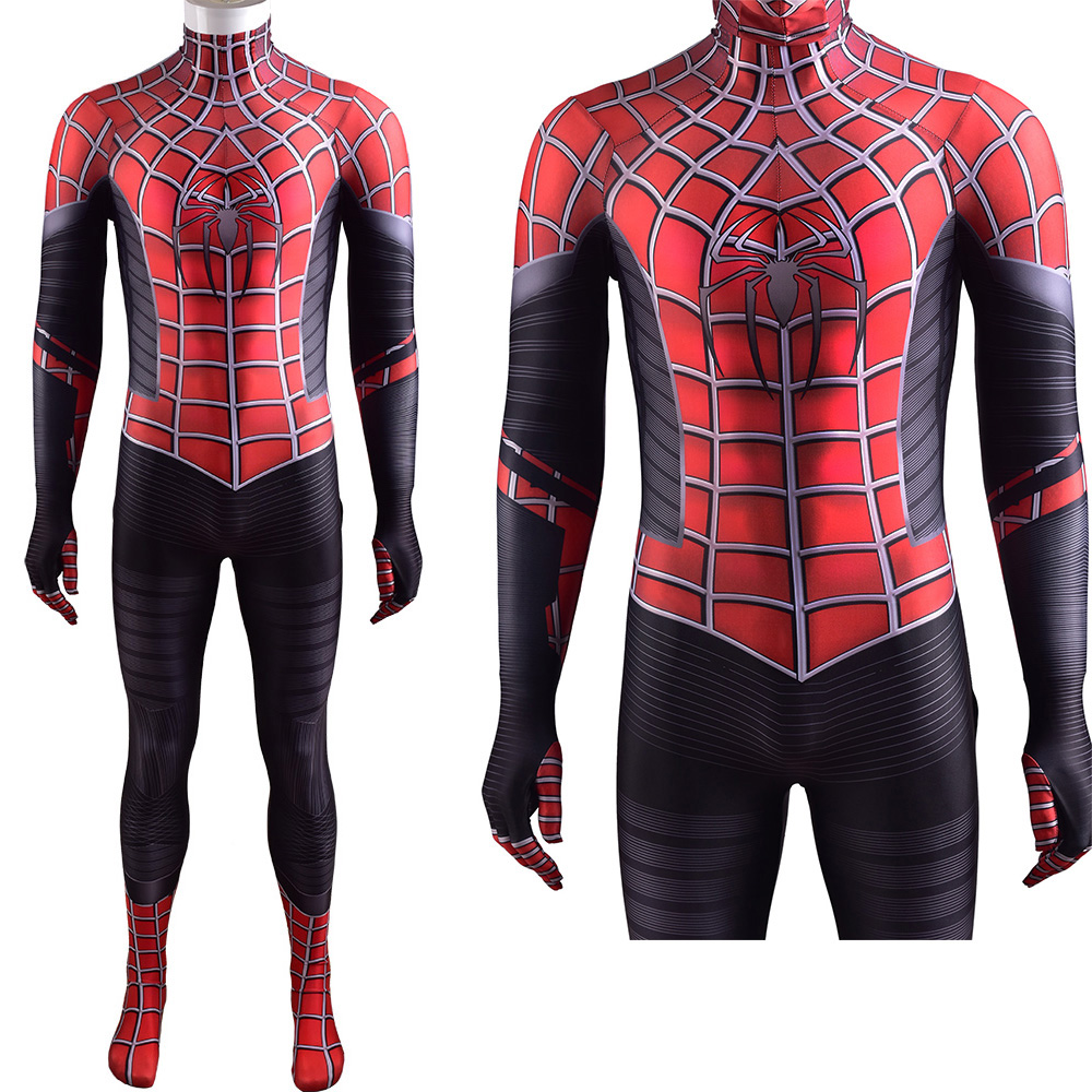 Spandex Spider-Man-weit entfernt von Heimkostüm-Outfit Ganzkörper Halloween Unisex Cosplay Zentai Anzug für Kinder/Erwachsene