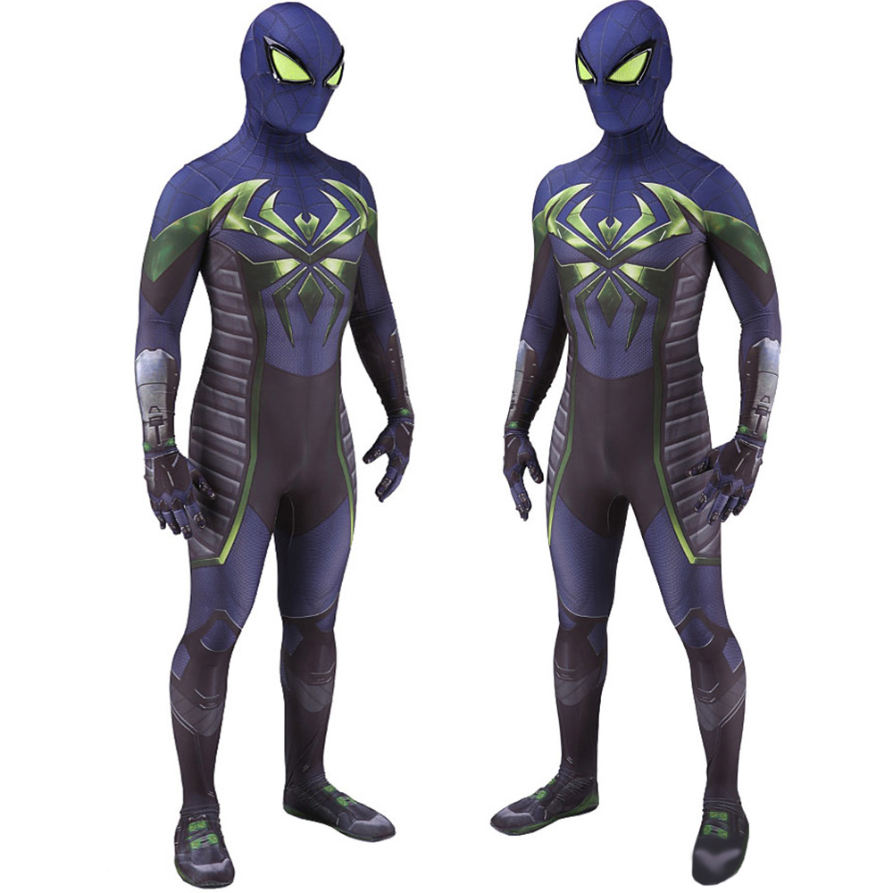 Marvel The Amazing Spider-Man Cosplay-Kostümspiel Superhelden Spider Bodysuits 3D-Stil klassisches Muskel-Erwachsener Kostüm