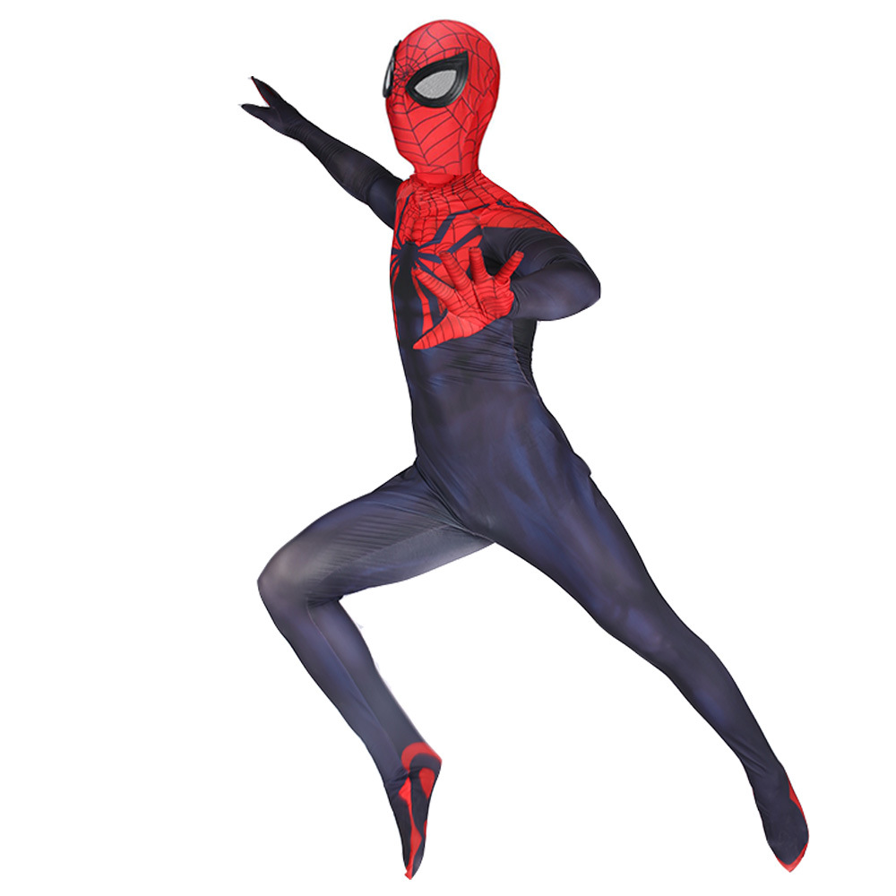 Muscular Ultimate Spider-Man Spandex Cosplay Jumpsuit Carnival Party Kostüm Spider-Man Bodysuit Halloween Cosplay Anzug