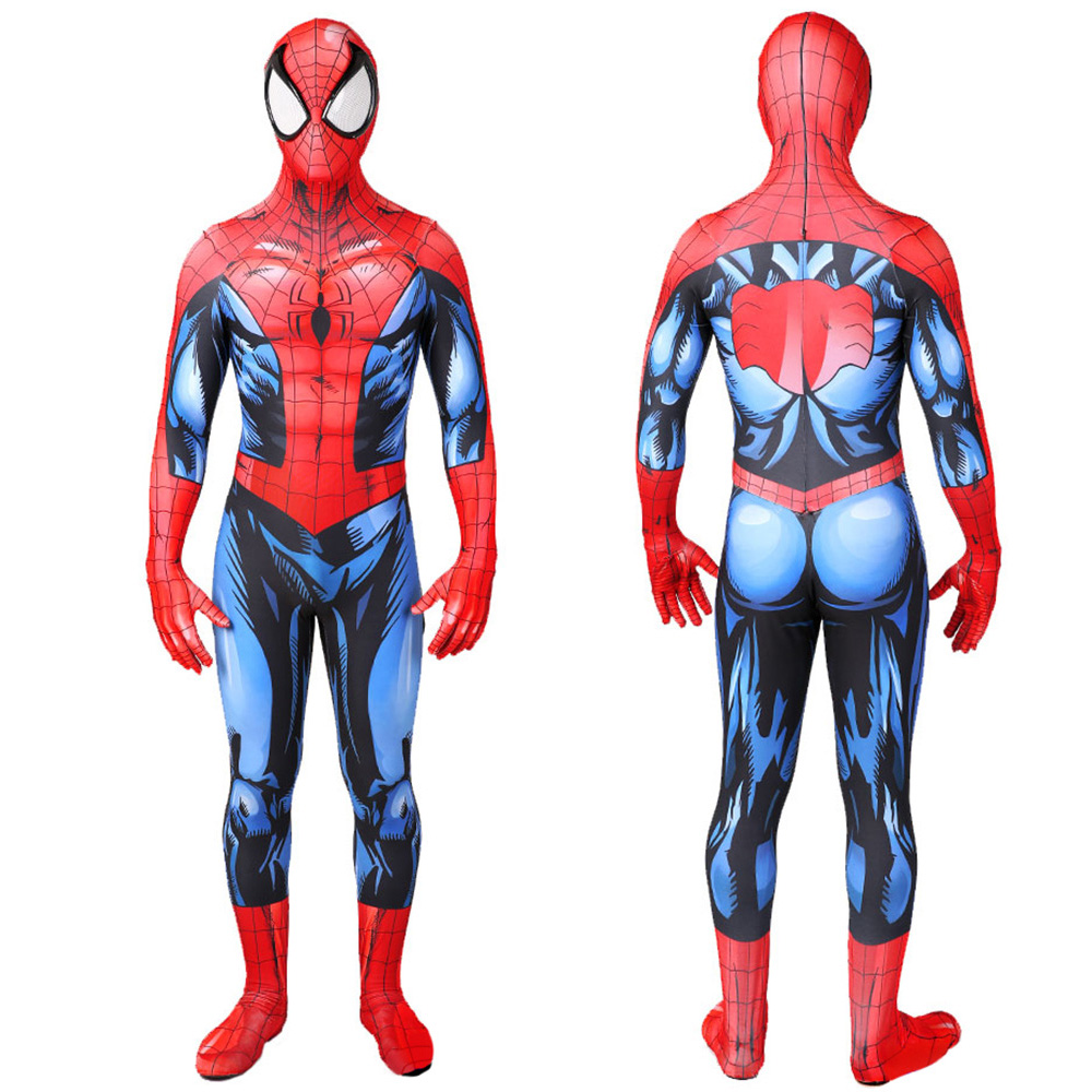 Comics Ultimate Spider-Man Cosplay BodySuit Superhelden Kostüm Halloween tun vor, Spiel spandex Jumpsuit für Kinder Erwachsene