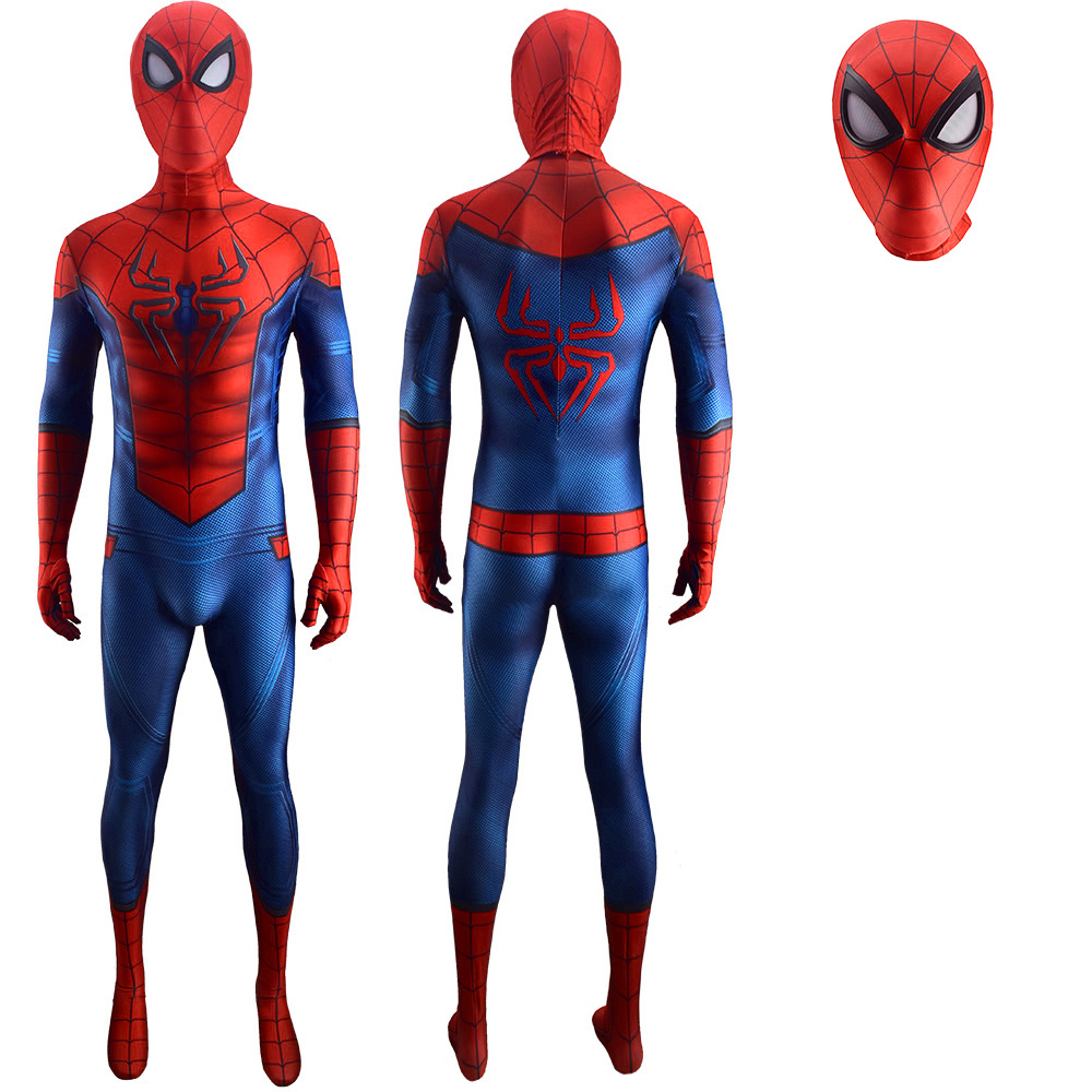 Marvel Avengers DLC-Charakter Spider-Man Styled Battle Susplay Cosplay BodySuit Halloween Überraschungsgeschenk für Kinder Erwachsene
