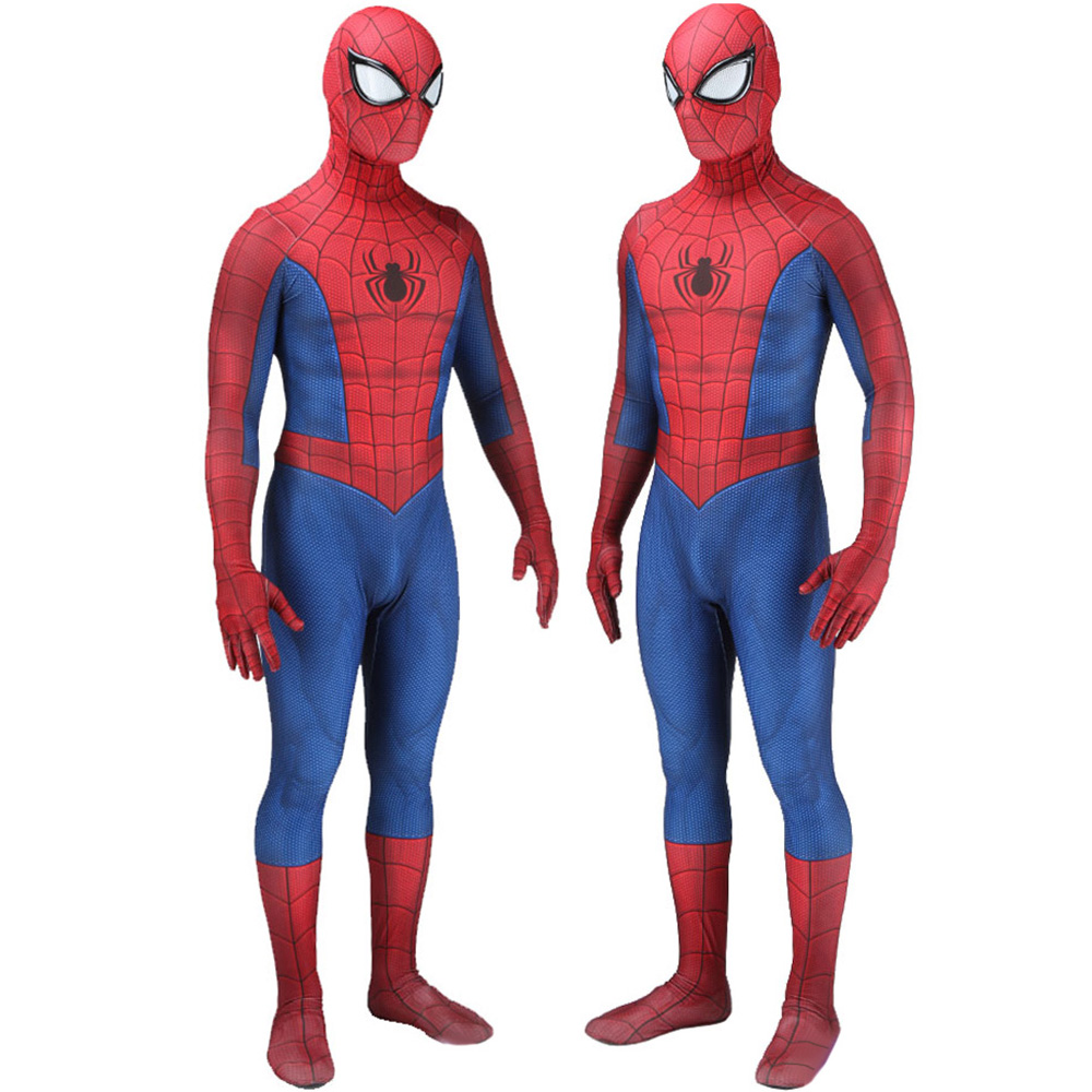 Spiel PS5 Spiderman Halloween Cosplay Party Show Kostüm Spandex Jumpsuit Outfit für Erwachsene/Kinder