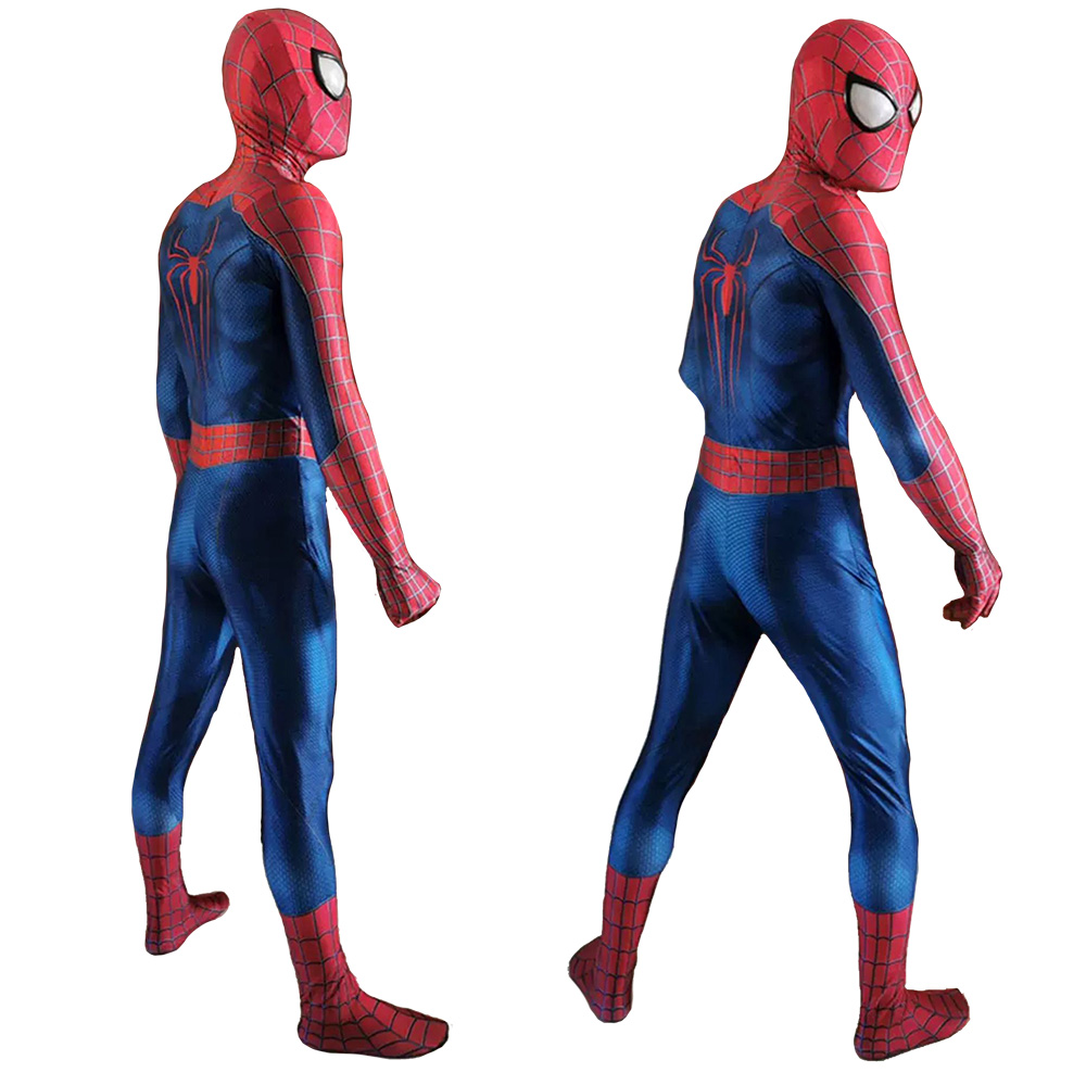 Der erstaunliche Spider-Man Peter Parker Halloween Cosplay Kostüm Marvel Superhelden Lycra Einteiliger Overall für Kinder Erwachsene