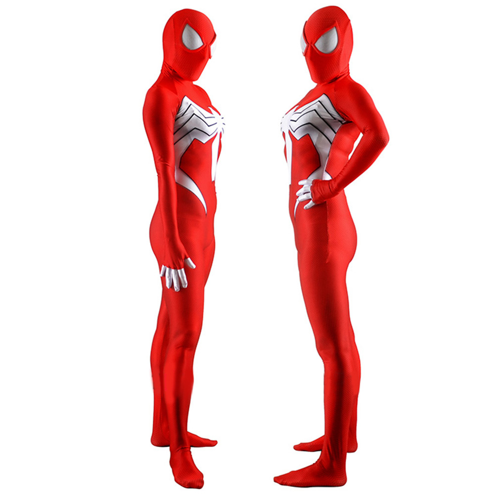 Ultimate Spider Woman Kreative lustige Kostüme für Halloween -Body -Overall -Outfit für Erwachsene/Kinder