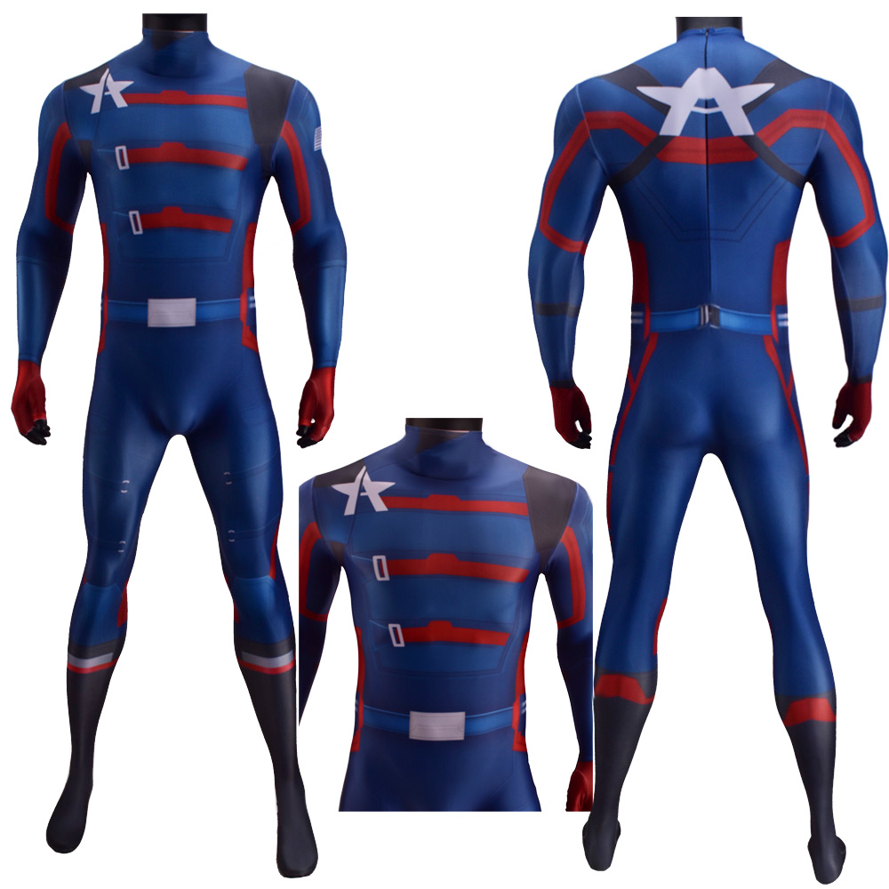 Superhelden Captain America Falcon und Winter Soldie Halloween Kostümideen für Erwachsene/Kinder BodySuit Overall Outfit