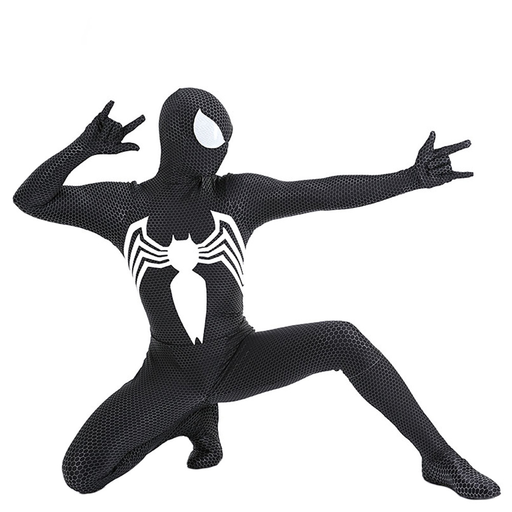 Superhelden Venom Remy Symbiote Marvel Ultimate Spider-Man Symbioted Halloween-Kostüme für Erwachsene/Kinder-Outfit Bodysuit