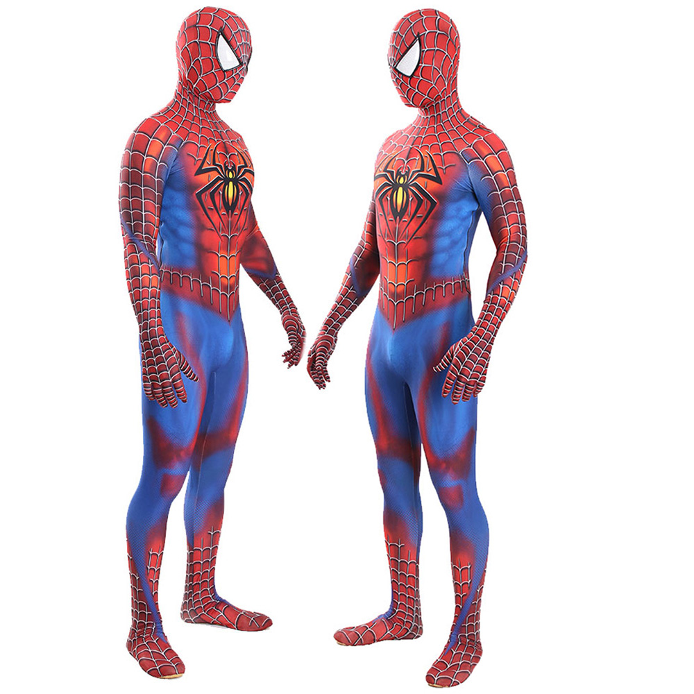 Marvel Superhelden Remy Spiderman Neu in die Spinnenverse Kostüme für Bühnenauftritte Halloween Party Show Geburtstagsgeschenke Bodysuit Overall Outfit