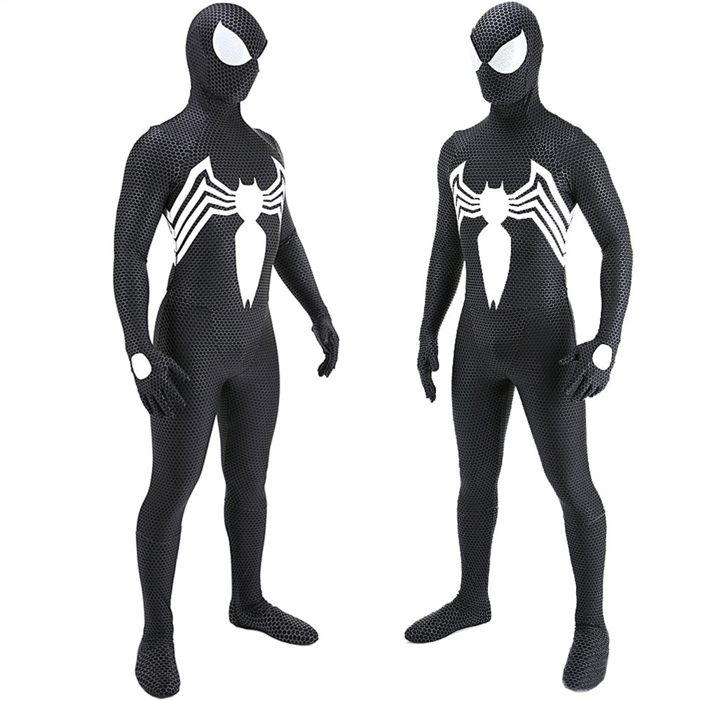 Marvel Superhelden Spider-Man Red Venom Symbiote einzigartige Kostüme für Halloween Party Show Geburtstag Geschenke Jumpsuit Outfit für Erwachsene/Kinder