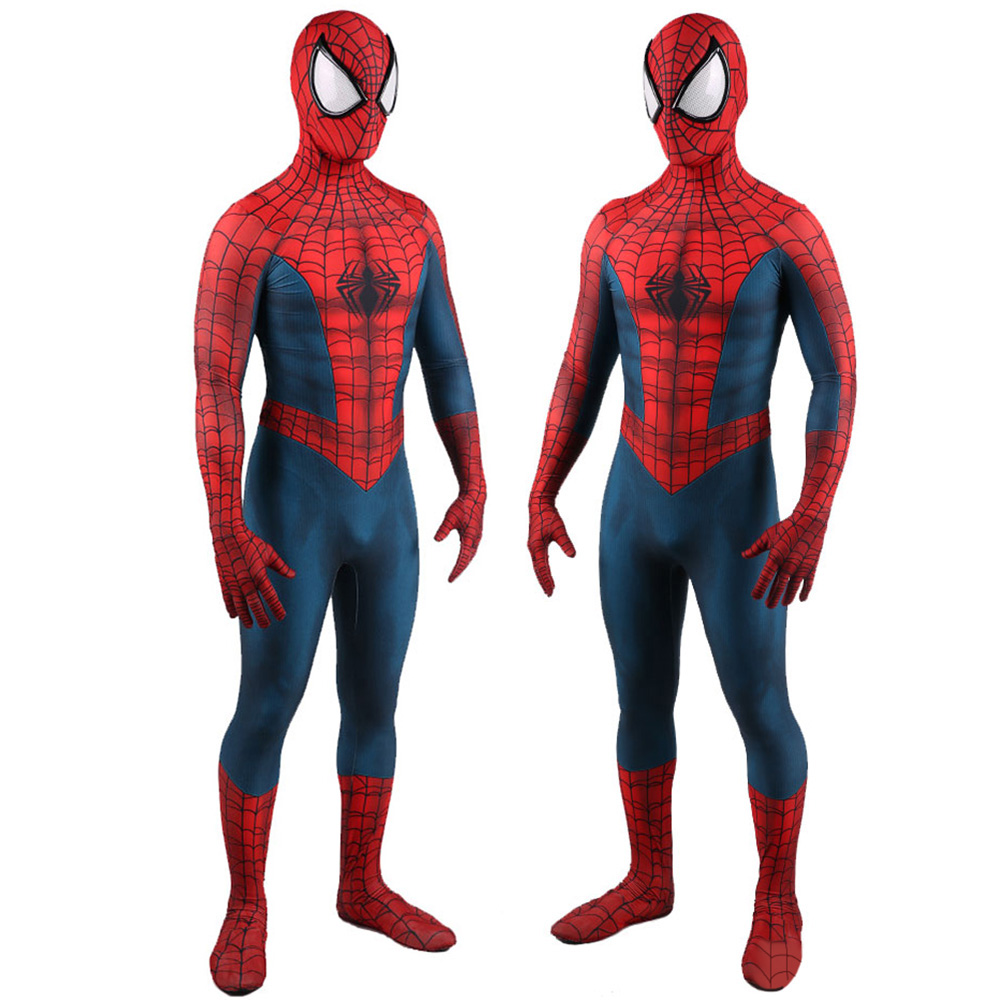 Rand der Zeit Spiderman Marvel Superhelden kreative einzigartige Kostüme für Halloween Party Show Geburtstag Geschenke Jumpsuit Outfit Erwachsene/Kinder