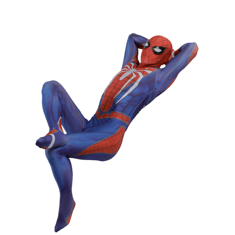 Spiel PS4 Marvel Superhelden Spider-Man Muskelanzug kreative einzigartige Kostüme für Halloween Party Show Geburtstag Bodysuit Strumpfhosen Jumpsuit Erwachsene/Kinder