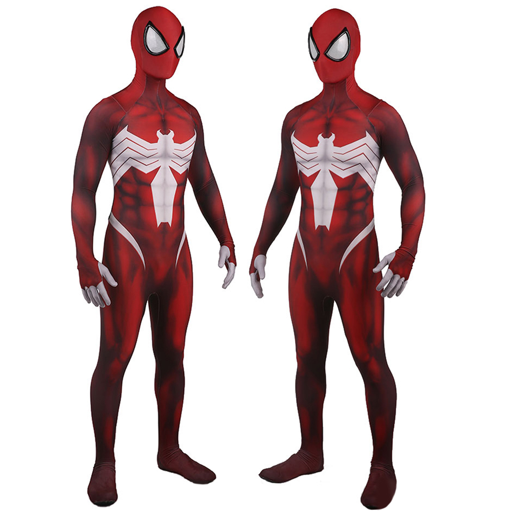 Venom Symbiote Marvel Ultimate Spider-Man symbiotierte Halloween-Kostüme für Erwachsene/Kinder-Outfit Bodysuit
