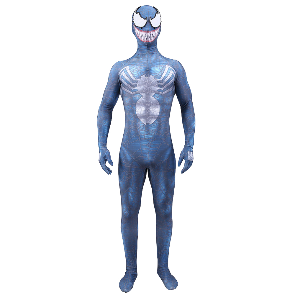 Venom -Zähne Comics Superhelden Carnage Kostüm für Erwachsene/Kinder Halloween 3D Print Bodysuit Cosplay Party Deluxe Strumpfhosen Jumpsuit