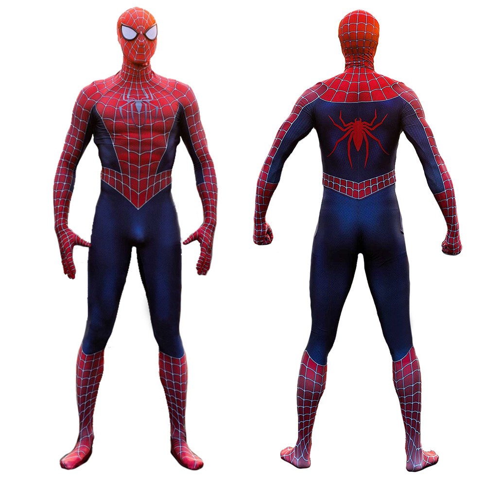 Marvel Superhelden Toby Spider-Man Remitoni Spider-Man Cosplay-Kostüme für Erwachsene/Kinder Halloween Bodysuit