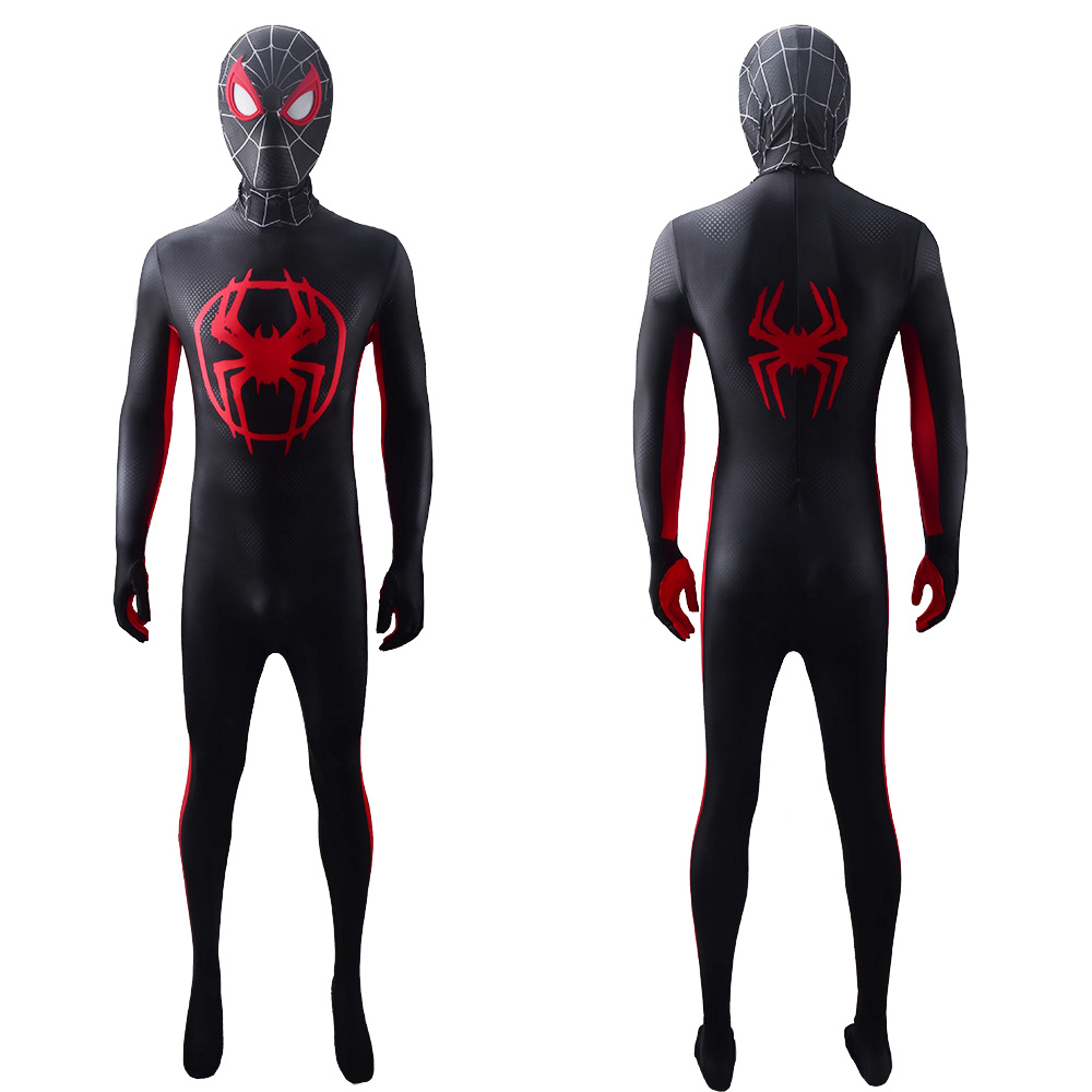 2022 Marvel Classic Superhelden Spider-Man Spider-Man über die Spider-Vers-Meilen-Premium-Cosplay-Kostüme für Erwachsene/Kinder Halloween-Bodysuiten