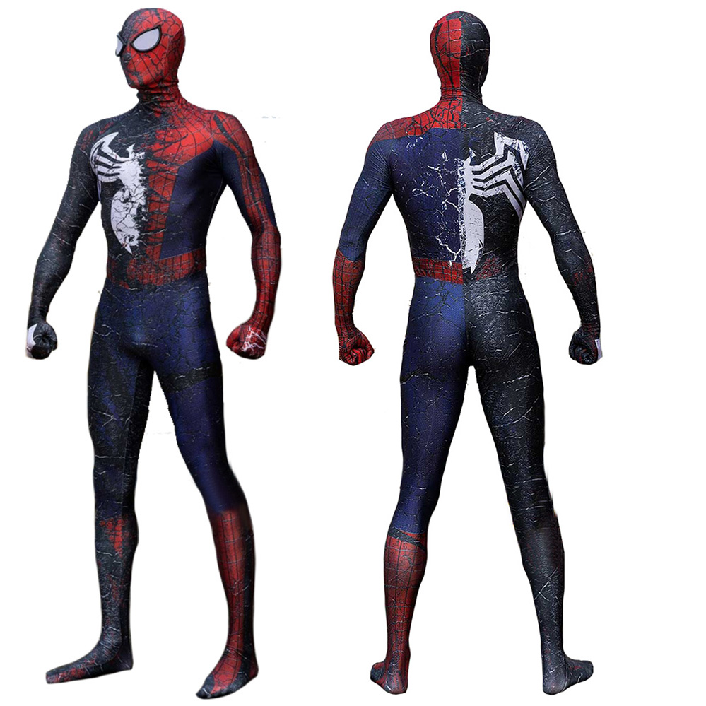 Venom Remy Symbiote Marvel Ultimate Spider-Man symbiotierte TASM2 Halloween Kostüme für Erwachsene/Kinder Outfit Bodysuit einteilige Strumpfhosen