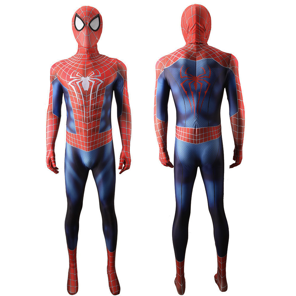 The Amazing Spider-Man Halloween Cosplay Kostüm Spandex Einteilige Jumpsuit Kleidung/Erwachsene Superhelden Cosplay-Outfit