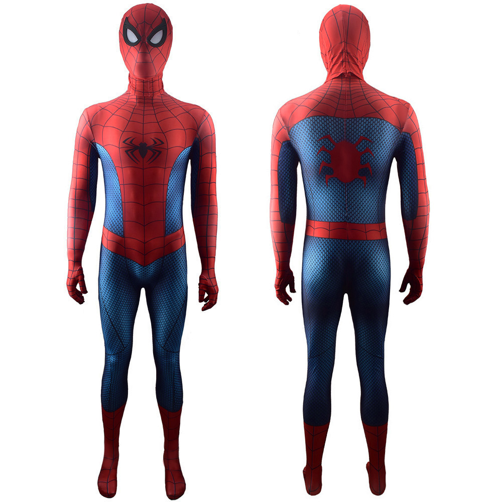 Spiel PS4 Marvel Superhelden Spider-Man einzigartige Kostüme für Halloween Party Show Geburtstagsgeschenke BodySuit Strumpfhoundsuit Outfit für Erwachsene/Kinder